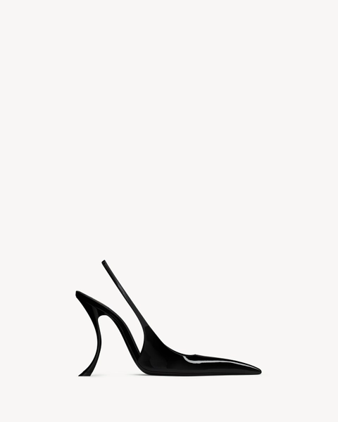 APOLLINE slingback pumps in patent leather