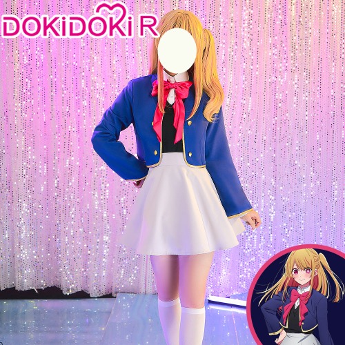 【In Stock】【Size XS-2XL】DokiDoki-R  Anime Oshi no Ko Cosplay Hoshino Rubii Costume Uniform / Hat Arima Kana