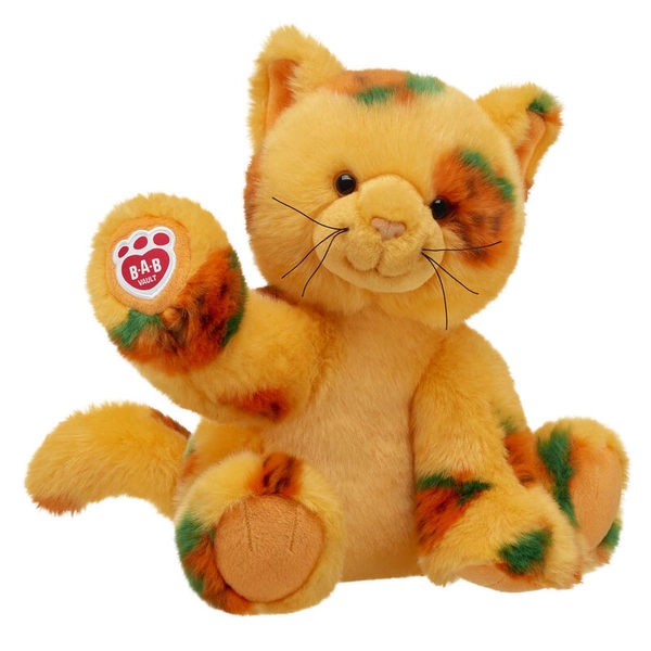 Build-A-Bear Vault Collection: Pumpkin Kitty Soft Toy Stuffed Animal in Orange