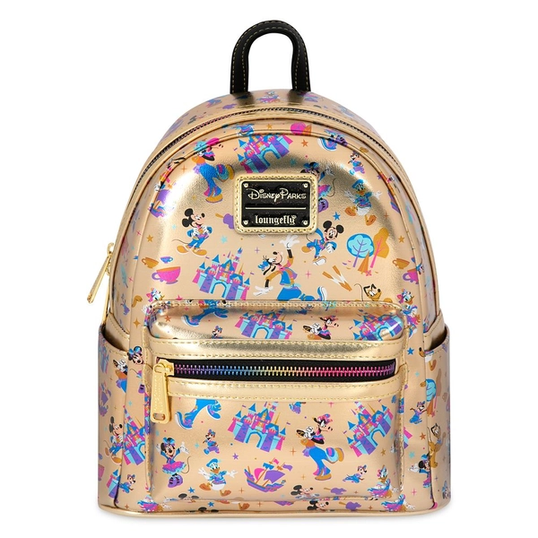 Mickey Mouse and Friends Loungefly Mini Backpack – Disneyland 70th Anniversary | Disney Store
