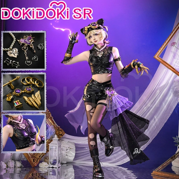 DokiDoki-SR Game Identity V Cosplay Mechanic LOCK CORE Costume Composer idv  Farewell Phantom Girl | M-Order Processing Time Refer to Description Page