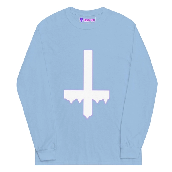 Pastel Goth Shirt Drippy Cross | Gothic Emo Alternative Grunge Punk