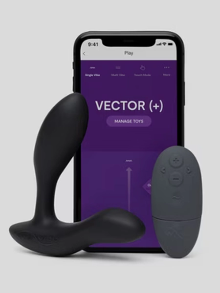 We-Vibe Vector+ App and Remote Controlled Rechargeable Prostate Massager