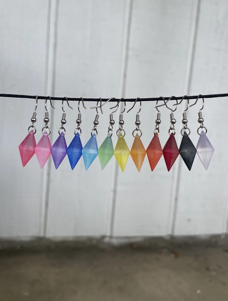 Pink Plumbob Earrings