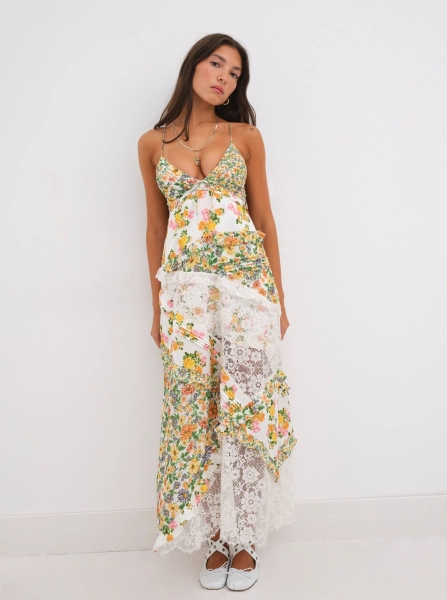 Rosalyn Maxi Dress — Green — Marigold