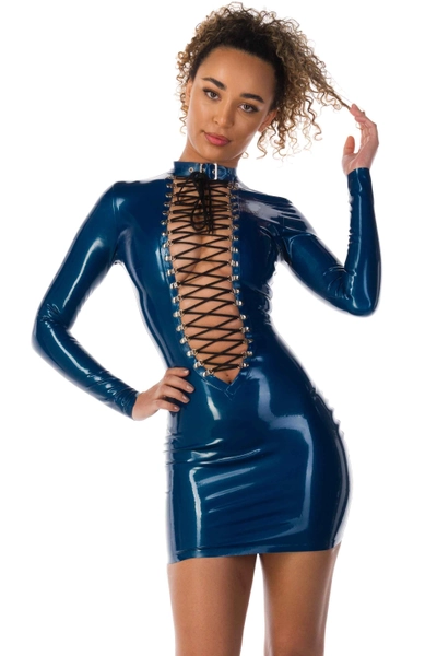 D-Ring Divinity Latex Rubber Dress