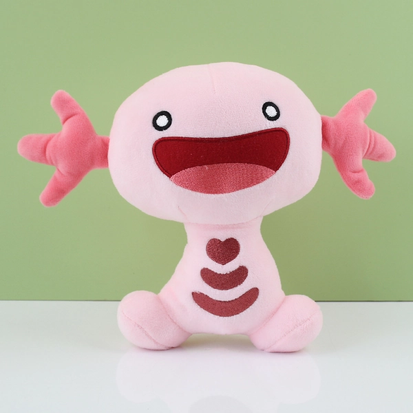Paldean Wooper Plush Toy 9 inches Stuffed Animal Wooper Plushie - Pink
