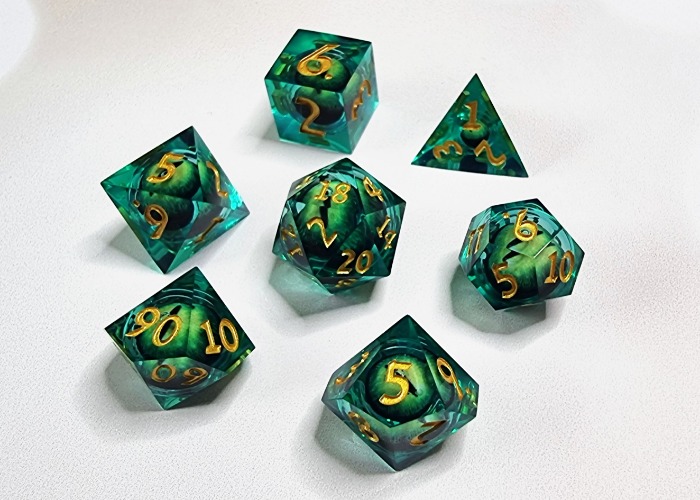 Eye Of Newt Roving Eyes Polyhedral Dice Set | Default Title