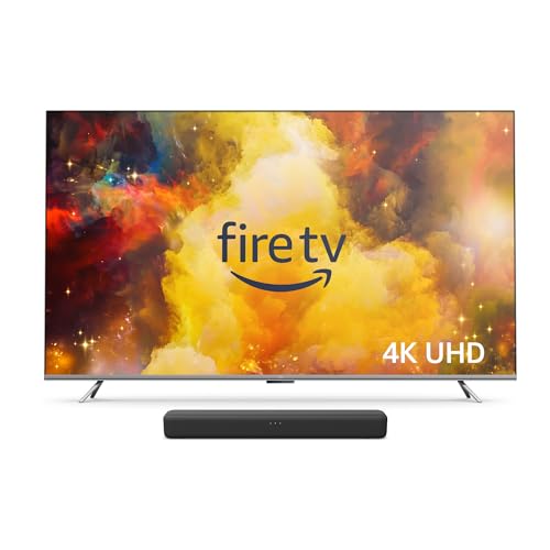 Amazon Fire TV Omni Series 65" with Fire TV Soundbar - 65-inch - with Fire TV Soundbar