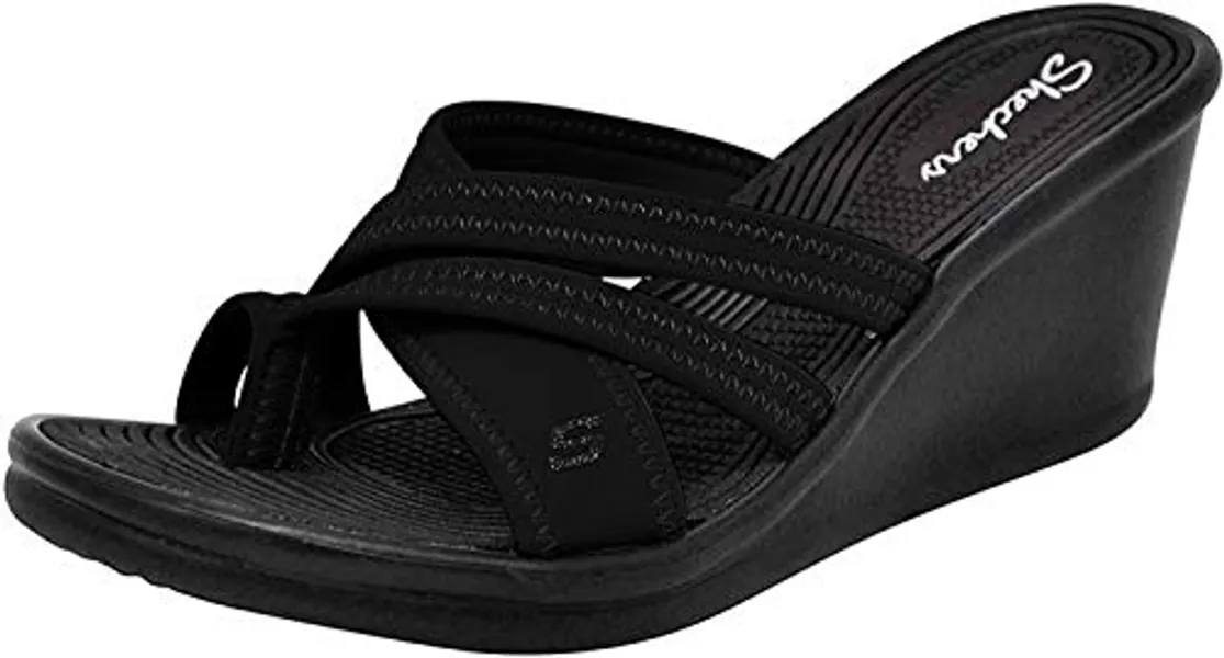 Skechers Cali Women's Rumblers-Beautiful People Wedge Sandal