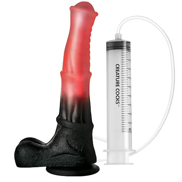Creature Cocks Centaur Explotion Squirting Silicone Dildo
