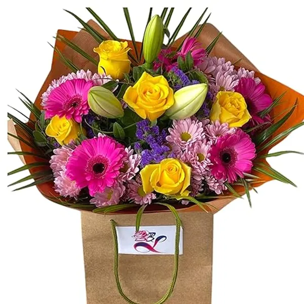 Spring Symphony Fresh Flowers Prime Next Day Delivery Unique Birthday Gift - Expressions of Love -Thank you-Halloween Flowers