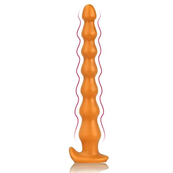 Super Long Anal Beads, Ultra Soft Liquid Silicone Anal Plug Flexible Butt Plug Prostate Massage Anal Sex Toys for Men Women Couples