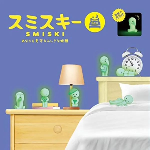 Smiski Glow-in-the-Dark Bed Series Figure