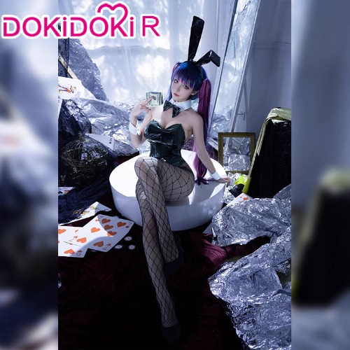 【Size S-2XL】DokiDoki-R Anime Panty & Stocking with Garterbelt Cosplay Panty / Stocking Costume Sexy Bunny Girl | Stocking / L-PRESALE