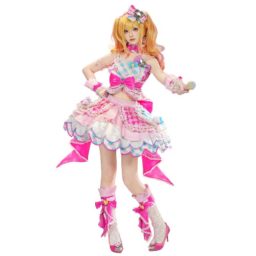 DokiDoki-SR Anime Aikatsu Stars Cosplay Nijino Yume Première Berry Coord Costume / Wig | Costume Only-L-Order Processing Time Refer to Description Page