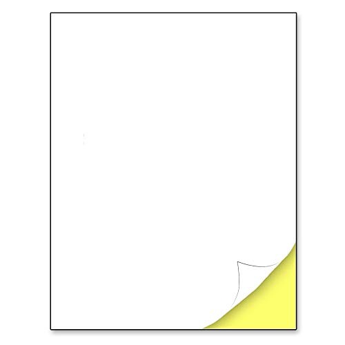 30 Sheets, Printable White Sticker Paper, Laser/Inkjet Printing - Matte, Letter Size (8.5" x 11") - 8.5" x 11" | 30 sheets