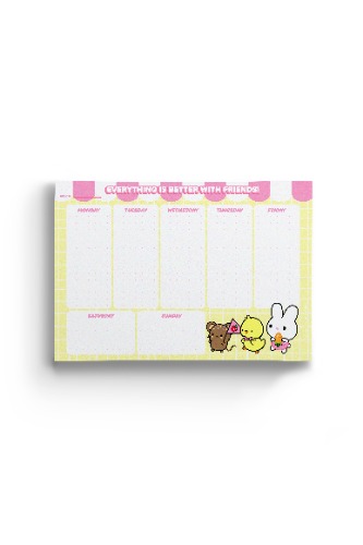 Sweet Sidekicks - A5 Weekly Planner Pad