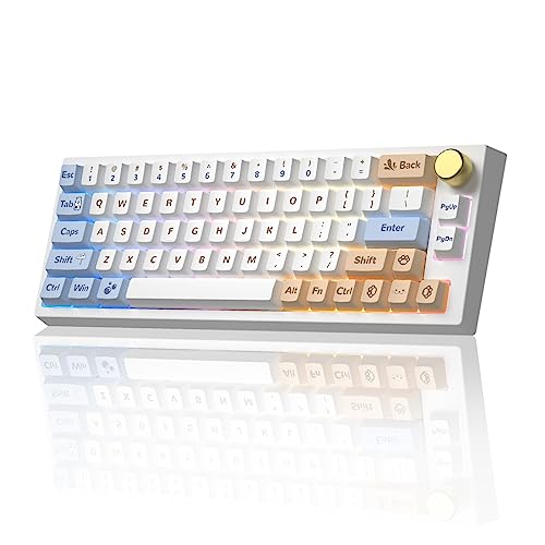 YUNZII: VN66 65% Wireless Hot Swappable Mechanical Keyboard - otter