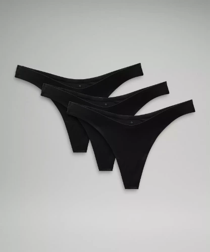 Wundermost Ultra-Soft Nulu Dipped-Waist Thong Underwear 