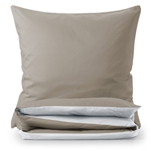 Soft sheet + pillow cover bed Taupe