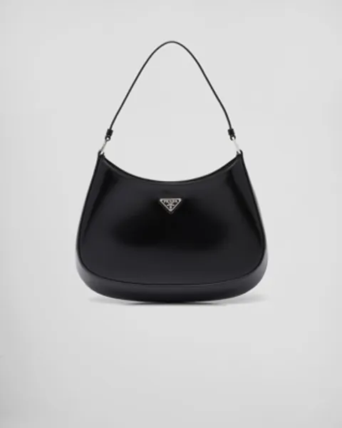 Prada Cleo Schultertasche gebürstetes Leder