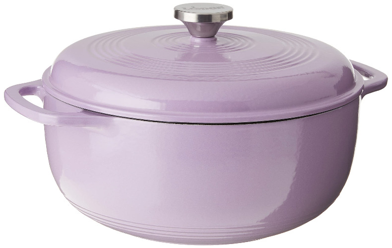 Lodge Enameled Dutch Oven, 6 Qt, Lilac - Lilac 6 Quart Dutch Oven