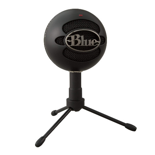 Logitech for Creators BlueSnowball iCE USB Microphone for PC, Mac, Gaming, Recording, Streaming, Podcasting, with Cardioid Condenser Mic Capsule, Adjustable Desktop Stand&USB cable, Plug&Play – Black - Black Microphone