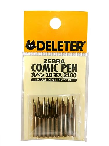 Zebra Managa Pen Nib Maru - 10pc