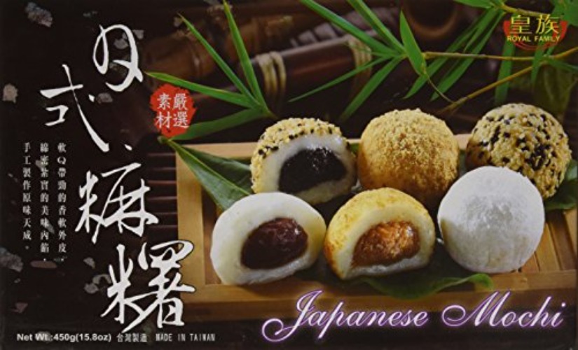 Mochi Dolce Giapponese Gusti Misti (Fagioli Rossi, Sesamo, Arachidi) - Royal Family 15 pz. (450 g.)