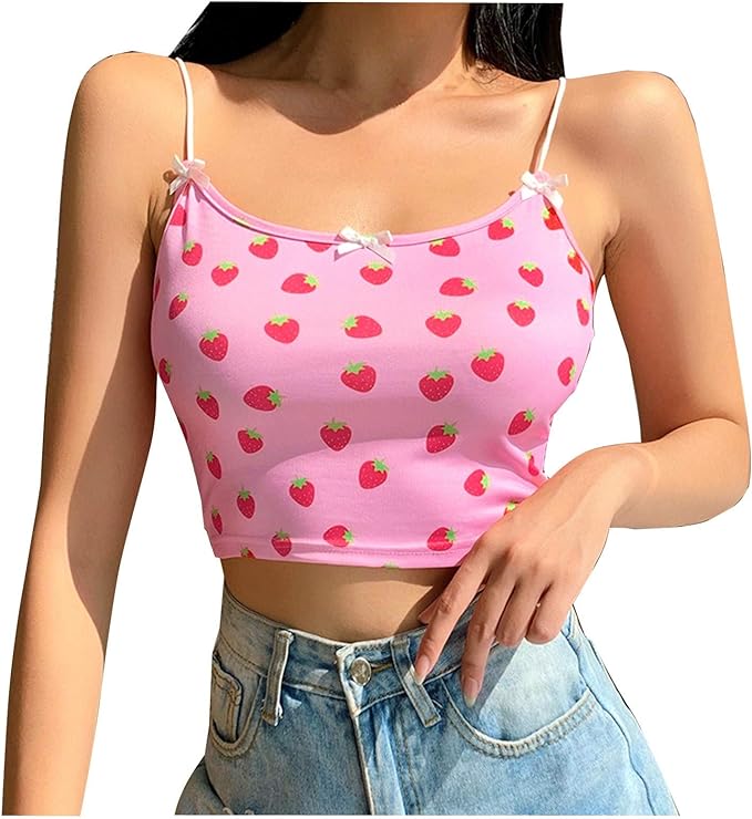 Strawberry Tank Top - M