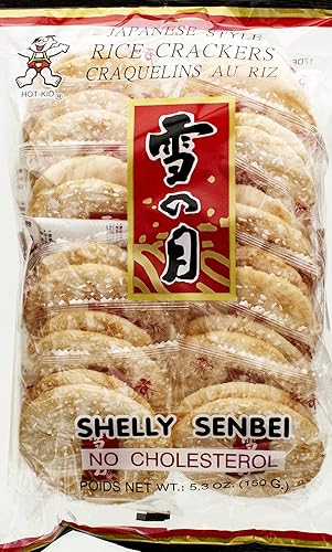 3 set Hot Kid Shelly Senbei Rice Crackers, 5.3 Oz