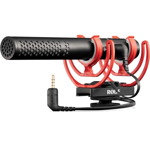 RØDE Microphones VideoMic NTG Premium On-Camera and USB Shotgun Microphone Black