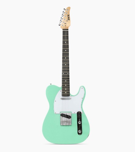 LyxPro 39" TL Series Beginner Electric Guitar - Green / Right-handed