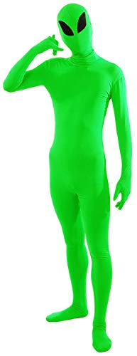 Aniler Men's and Women's Spandex Full Body Zentai Costume Bodysuit - X-Large Light Blue