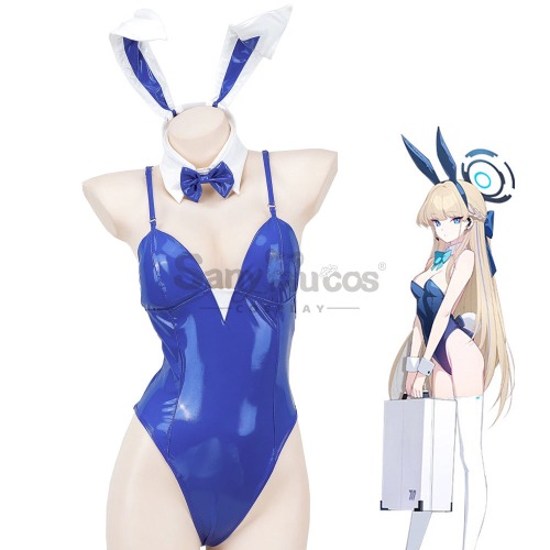 【In Stock】Game Blue Archive Cosplay Toki Bunny Girl Cosplay Costume Version 2 - Free Size