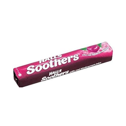 Halls Soothers Blackcurrant Flavour Pack of 20x45g Tubes