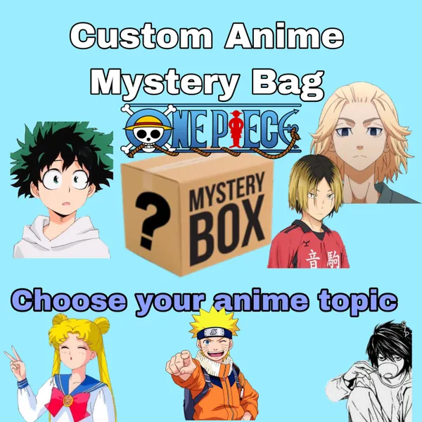 Custom Anime Character Earrings | Custom Anime Mystery Bag| lucky Bag| handmade mystery box| Christmas gift| Anime gifts