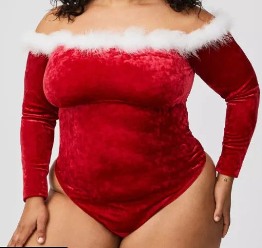Xmas Velour Bodysuit