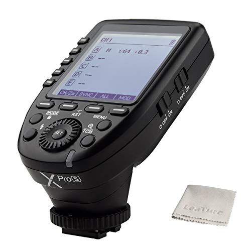 Godox XPro-S Compatible for Sony TTL Wireless Flash Transmitter Trigger 1/8000s HSS TTL-Convert-Manual Function Large LCD Screen Slanted Design 11 Customizable Functions 5 Dedicated Group Buttons
