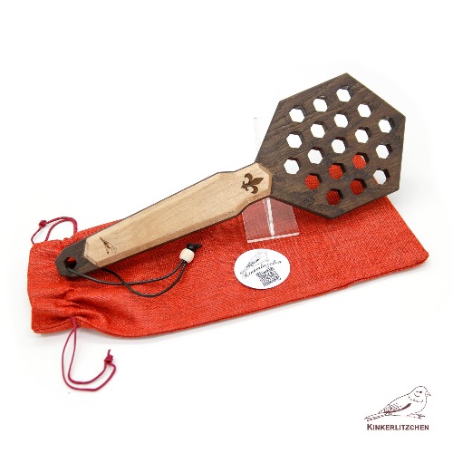 Honeycomb Hexagon  Spanking Paddle OTK  Futuristic Unique  Elegant  Impact Toy BDSM Vegan ddlg Adult Play Femdom Bruising cbt