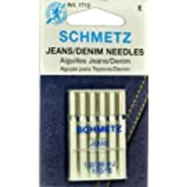 Schmetz Jeans (Denim) Household Sewing Machine Needles, Size: 100/16