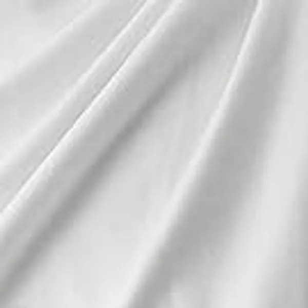 PYRHAN LTD Plain Poplin Polycotton Fabric by The Metre UK | 112 cm | Dressmaking Fabric | Dress Fabric Material for Sewing Dressmaking and Mask | 65% Polyester 35% Cotton (White)