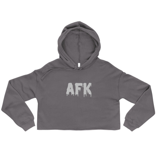 AFK | Crop Hoodie - Storm / XL