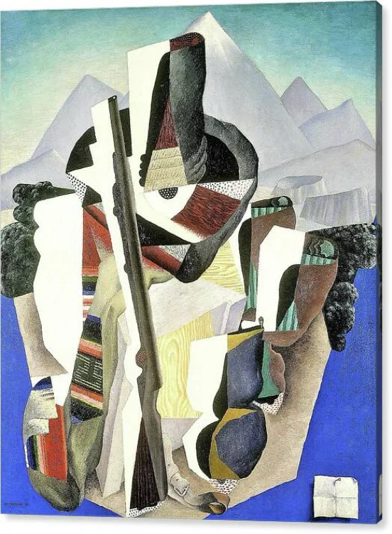 Diego Rivera - Zapatista Landscape - Digital Remastered Edition Canvas Print