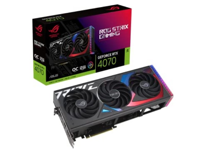 ASUS ROG Strix GeForce RTX™ 4070 OC Edition Gaming Graphics Card (PCIe 4.0, 12GB GDDR6X, DLSS 3, HDMI 2.1, DisplayPort 1.4a) - ROG Strix - Overclocking - ROG-STRIX-RTX4070-O12G-GAMING