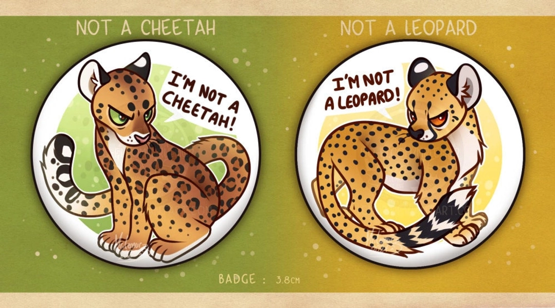 "I'm not a.." BADGES: Leopard