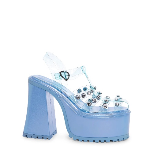 Self-Love Club Platform Heels - Blue | BLUE / US 7