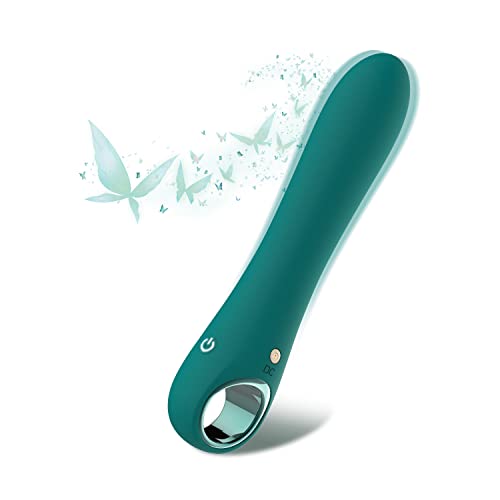 G Spot Vibrator Dildo with 10 Vibration Modes, Tuitionua Soft Silicone Powerful Vibrating Massagers for Clitoral Vagina and Anal Stimulation, Adult Sex Toys for Women or Men(Green) - Green