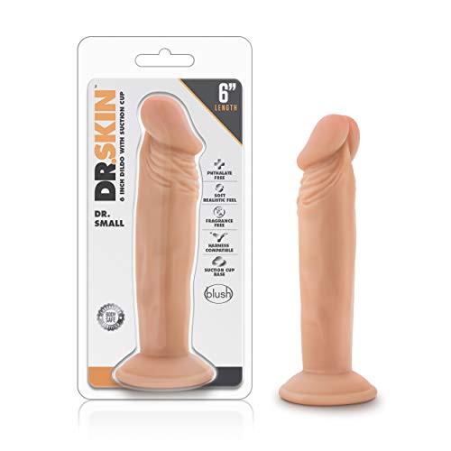 DR. SKIN DR. SMALL 6IN DILDO VANILLA